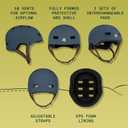 Retrospec Dakota Adult Bike Helmet for Men & Women - Multi-Sport Protection with ABS Shell, EPS Foam, 10 Vents & Removable Washable Padding for BMX, Skating, Scooter and Skate - Helmets for Adults