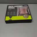 Back Brace for Lower Back Pain Women, Adjustable Lumbar Support Brace for Pain Relief - Breathable Waist Belt Lumbar Support Belt for Herniated Disc, Sciatica, Scoliosis - Pink, XL (XL)