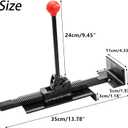Yesland Flooring Jack, Professional Hardwood Flooring Jack and Positioning Tool for Straightening and Installing Laminate Hardwood Wood Tile Floor Without Pry Bars and Crowbars, Black