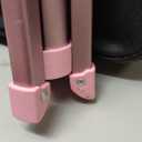 22" Foldable Ring Light with Stand for iPhone ipad, 75" Tripod with Wheels 50W 6500K LED Display/2 USB Ports Large Ringlight Rolling, Tattoo Barber Makeup Studio Video Photography Lighting(Pink)