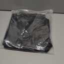 Women's Black Leather Pants - High Waist Faux Leather Straight Leg Bell Bottom Flare Pants (Black, S)