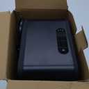 Dehumidifier, Dehumidifiers for Home (1000 sq.ft), 98 OZ Dehumidifier for Basement Bathroom Bedroom, Auto Shut Off Dehumidifiers, Timer Setting, Digital Display, Drain Hose, 7 Colors Light, Black