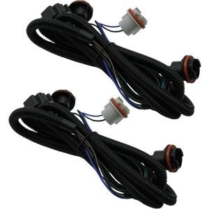 645-930 645-936 Rear Driver and Passenger Side Tail Turn Brake and Backup Light Harness With Sockets Replacement for Chevrolet Silverado 1500 2500 3500 HD, for GMC Sierra 3500 HD