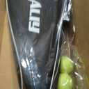 HIRALIY Tennis Rackets 2 Pack for Adults Beginners - 27 Inch Lightweight Aluminum Tennis Racquet Set with 3 Balls & Carry Bag - Vibration Dampening & Large Sweet Spot for Men Women Couples