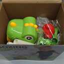 Dinosaur Bubble Lawn Mower for Toddlers, Rechargeable Automatic Bubble Blower with Lights, Handheld and Push 2 in1 Bubble Blower for Kid, Perfect for Party Favors and Activities for Girls and Boys