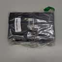 VONCOSS Women's Small Crossbody Bag Quilted Shoulder Purse for Travel Work Wedding, Vegan Leather Handbag Gold Chain Strap | Wedding Guest, Date Night, Travel Essentials, Office Professional, Cocktail Party (Black)