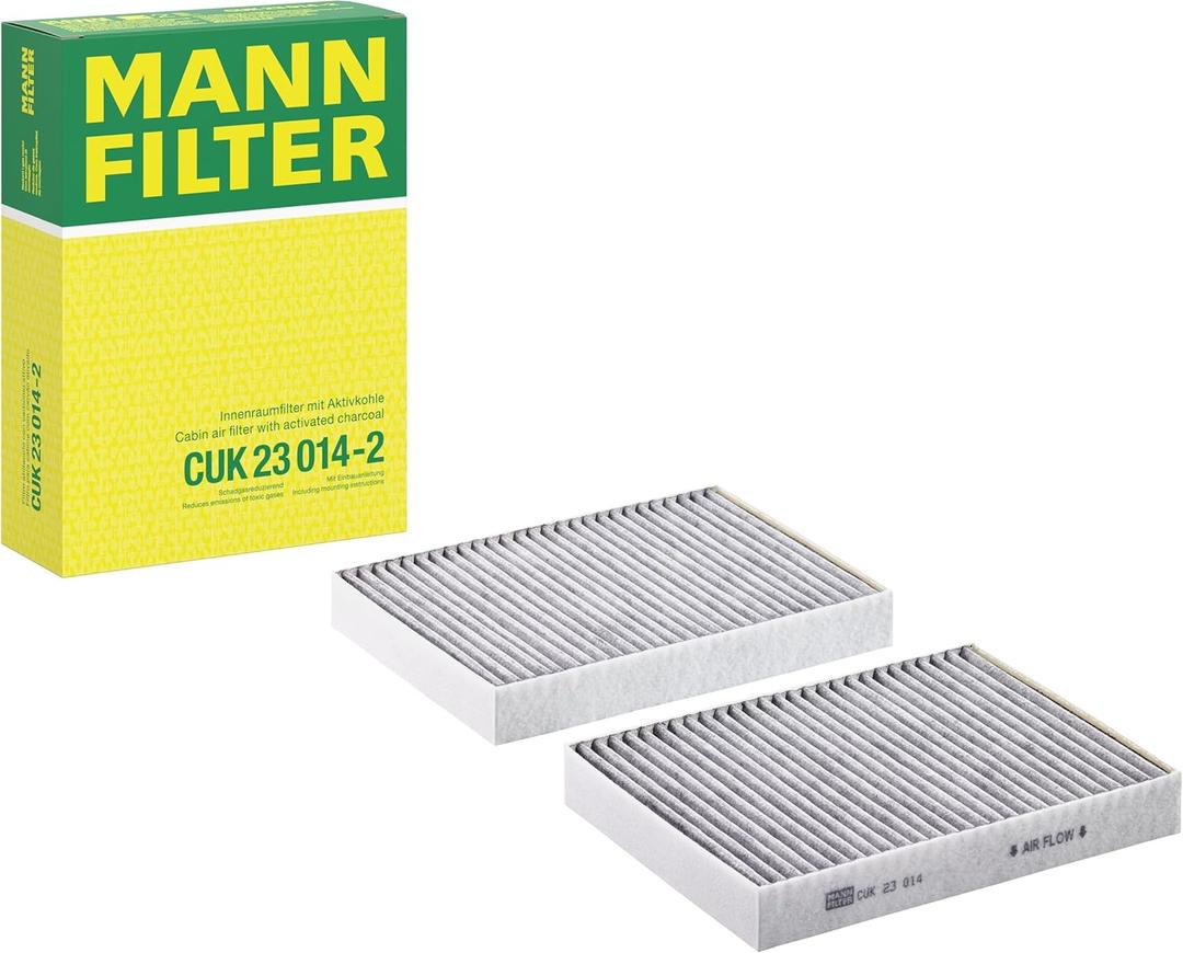 MANN-FILTER CUK 23 014-2 Cabin Air Filter with Activated Carbon