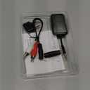 2025 Upgraded Airplane Bluetooth 5.4 Transmitter with Qualcomm Chipset, ElecMoga Airplane Travel Essentials Supports 2 AirPods or Headphones, 2-in-1 AUX Wireless Receiver for Gym, TV, Car, Audio (Black)