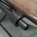 cuero Melton Leather Stool Side Stich Classical Side Stich Stool Bench (Brown)