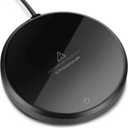 Coffee Mug Warmer, KRGMNHR Auto-Shutoff Cup Warmer for Home Office Desk Use, Electric Beverage Warmer Heating Plate for Tea, Water, Cocoa, Milk (Black-2)