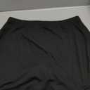 Womens Mini Skorts Sexy Mid-Waisted Pencil Bodycon Short Skirts with Side Split 2025 (Small, Black)