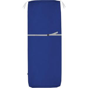 NettyPro Outdoor Patio Lounge Chair Cushion Covers with Zipper and Tie, Water Repellent UV Resistant, 72 x 22 x 3 Inch, Replacement Cover Only, Navy