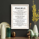 Psalm 93 Rustic Bible Verse Framed Wall Art, 16''×23'' Positive Religious Christian Lords Prayer Sign for God Jesus Christ Prayer, Vintage Holy Horizontal Inspirational Catholic Scripture Decor