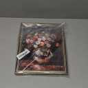 Disco Ball Wall Decor, Vintage Framed Colorful Moody Florals Wall Art, Maximalist Funky Flowers Bouquet Print Poster, Retro Eclectic Wall Art Painting