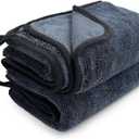 2 PCS Microfiber Towels, 35"23" Extra Large Drying Towel Leaves No Streaks Spots Scratches, Ultra Absorbent Lint Free Washing Cloth for Car Office Kitchen Window Cleaning