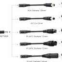42V 2A Electric Scooter Charger 5 in 1 Plugs Universal,for 36V Electric Scooter Ebike Lithium Battery, Smart Display, Fast Charging, Overcharge Protection, Compatible with Multiple Models