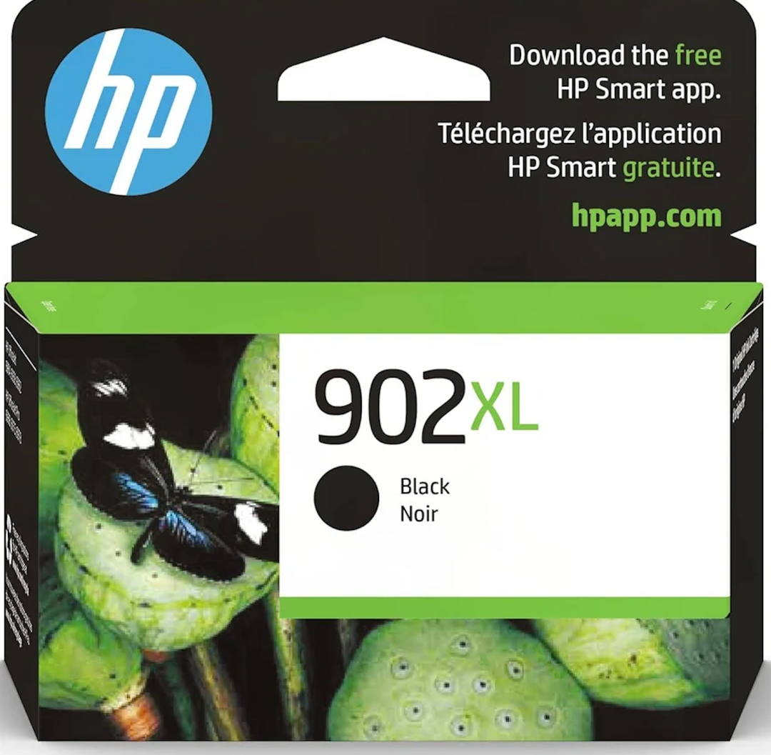HP 902XL Black High-Yield Ink Cartridge Printers | Works with Printer Series: OfficeJet 6954,6958,6962,OfficeJet Pro 6968,6975,6978 | Eligible for Instant Ink-| T6M14AN,(Pack of 1)