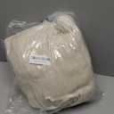 Crane Baby Boho Crib Skirt, 100% Cotton Wrap Around Baby Crib Skirting with Tassels, Natural White, Fits Standard Cribs, 28 x 52 x 16, Neutral Crib Skirt