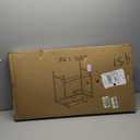 MINOSYS Computer Desk - 32 Inch Home Office Desk with Storage, Gaming Desk with Monitor Stand, Modern Simple Study Table, Adjustable Storage Space, Black