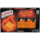 4 x Lance Nashville Hot Cheddar Sandwich Crackers, 10 Pack