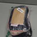 Fancy Hair Braided Wigs for Black Women Short Box Braid Wig with Bangs Synthetic Bob Braid Wig for African American Women (14, Brown)