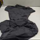 Women's Black Silk Wrap Dress, Size Large