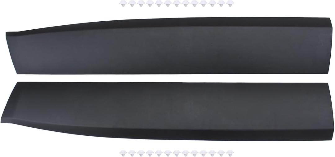 ApplianPar Front Driver and Passenger Side Door Lower Molding for Jeep Renegade 2015-2022
