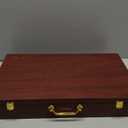 Yellow Mountain Imports American Mahjong Set, Koi Fish with Wooden Case - Four Wooden Racks, Acrylic Pushers, Wright Patterson Scoring Coins, Dice, & Wind Indicator