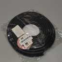 Foam Baby Proof Corners and Edges, Corner Protector Baby(12ft Edge+4corners) Adhesive for Table, Furniture, Cut to Any Size, Easy Install and Remove on Wood Metal Glass (Black)