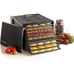 Excalibur Electric Food Dehydrator Machine 9-Tray with Adjustable Thermostat, Accurate Temperature Control and Fast Drying with 15 Square Feet of Drying Space, 600-Watts, Black