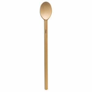 HIC Kitchen Deluxe Heavyweight French Beechwood Spoon, Made in France, 17.75 Inches, Heavy Duty Wooden Cooking Spoon For Stirring And Mixing