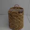 Oval Water Hyacinth Basket 3Pcs