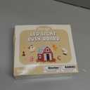 Joyreal Wooden Busy Board with LED Light, Montessori Toddler Toys, Wooden Sensory Board, Toddlers Activity Travel Toys for Boy & Girl Birthday Gift (Forest Theme)