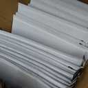 Amazon Basics Poly Bubble Mailer, 8.5" x 12" (Internal Size 8.25" x 11"), Self-Seal, 100-Pack, White/Grey