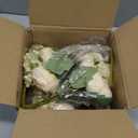 MARTINE MALL 8 Packs Peonies Artificial Flowers, Champagne Artificial Peonies, Silk Peonies Flowers Fake Peonies Artificial Flowers Peonies Bouquet for Centerpiece Table Wedding Party Home Decor