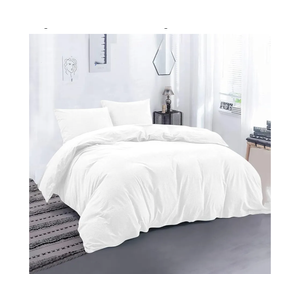 Duvet Cover King Size 100% Egyptian Cotton 3 Piece Duvet Cover Set California King 800 Thread Count Soft Comforter Cover with Zipper Closure 2 Pillowcases White [Comforter Not Included]