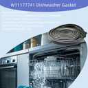 W11177741 Dishwasher Door Seal for Whirlpool Maytag KitchenAid Kenmore - Dishwashers Door Gasket Replaces W10300924 W10660528 W10300924V