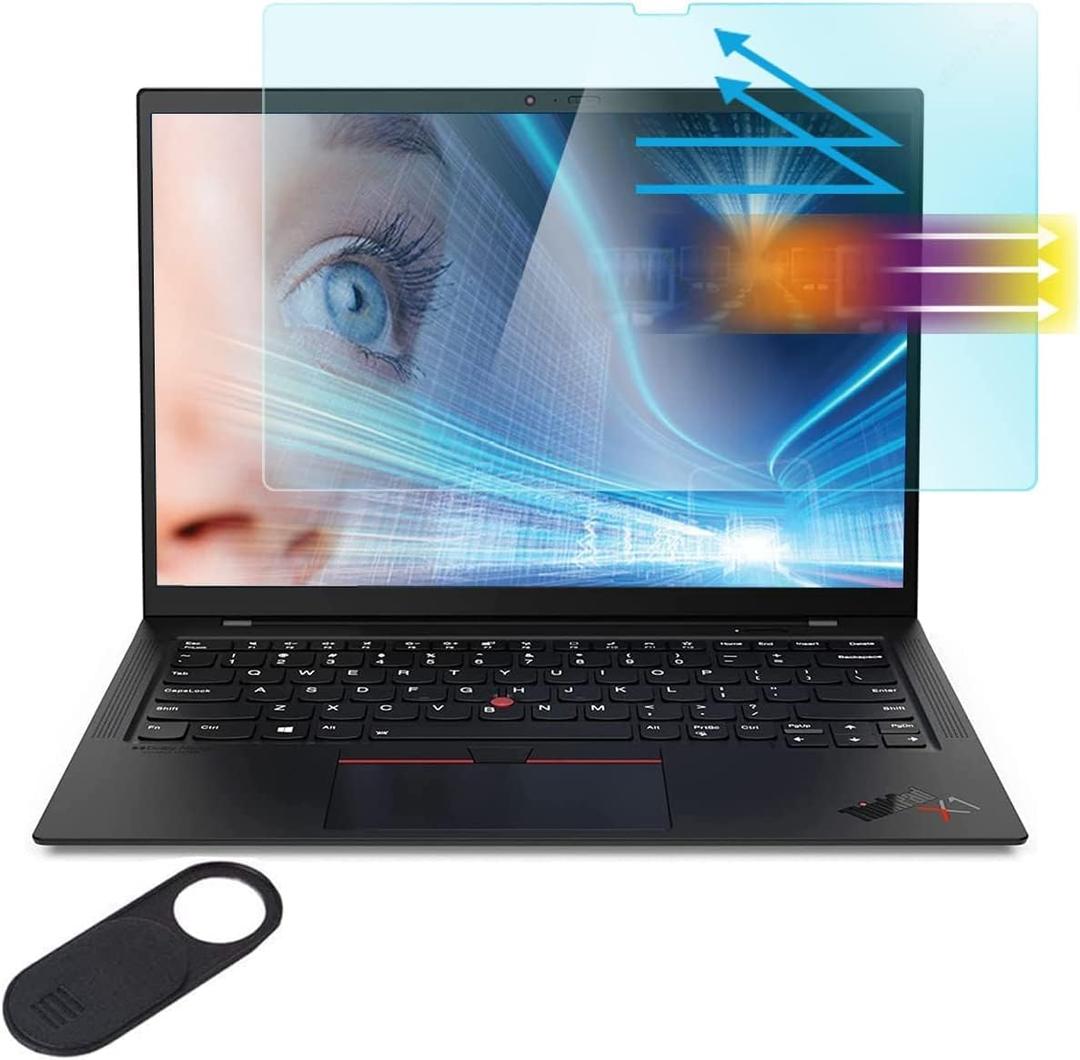 Screen Protector for Lenovo ThinkPad X1 Carbon Gen 13/Gen 12/Gen 11/Gen 10/Gen 9 14", ThinkPad X9 Gen 1 14 Inch Laptop (Not fit X1 Carbon Gen 1-8), Eye Protection Anti Blue Light Glare UV Filter