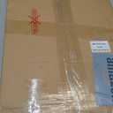 24"Wx 28"H Folding TV Tray for Eating, Foldable TV Dinner Table, Side Table Slide Under Couch, C-Shaped End Table with Devices Slot & Charging Stations, Small TV Tray for Living Room, Bedroom(Brown)