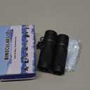 12X25 Mini Pocket Binoculars Compact, Small Lightweight Foldable for Adults Kids Bird Watching, Travel, Opera Concert, Hiking, Cruise, Football Game Green (Black)