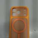 TOCOL for iPhone 17 Pro Case, Full Camera Protection, Built-in Magnetic Ring, Compatible with Magsafe Charger, Drop Protection, Translucent Matte Phone Case for iPhone 17 Pro 6.3 inch (Orange)