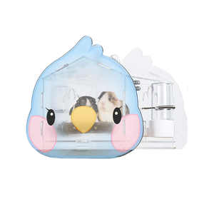 Bird Travel Carrier - Transparent Travel Parrot Bag - Cute and Ventilated Outdoor Bird Carrying Backpack Lightweight for Camping Wynott