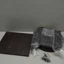 5 Tier Wood Tall Plant Stand Metal Rack Indoor, Multiple Flower Pot Holder Shelves Corner Rack, Round Planter Shelf Display Rack Storage Organizer for Patio Living Room Balcony(Black Oak)