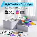 Printer Ink 64XL Ink Cartridge for HP Ink 64 XL 64XL Black and Color Combo Pack High Yield Replacement for HP Printers 7858 7855 7120 7155 7158 7164 6255 6252 6232 Envy Inspire 7955e Tango X Printers