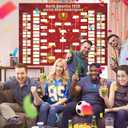 HONCHAN 2026 Soccer The World Championship Schedule Poster & Final Round 48-team Collection Showcase,national flag sticker 39.37 in x 27.56 in, Great Gifts for Soccer Fans (Sticker Schedule)