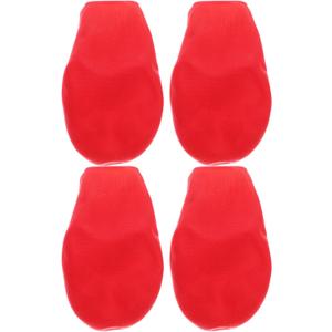 Dog Toe Grips - 4pcs Paw Protectors, Rubber Rain Shoes & Hiking Boots for Dogs & Cats (Orange, Size L) - Booties