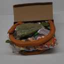 SnapPea Baby Activity Mat. Jungle Baby Play Gym Mat, Tummy Time Mat with 8 Baby Toys and Handle. Non Slip, Soft 37in Baby Play Mat. Portable Baby Gym, Infant Floor Playmat for Playroom, Nursery (Green/Brown)