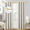 TVWOO Gold Decorative Farmhouse Curtain Rods:72-144" Adjustable Heavy Duty Single Window Curtain Rod for Bedroom Living Room,Brass Gold Boho Rustic Drapery Rods with Vintage Twist Finial Easy Install