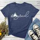 MAXTREE Women Cute Graphic Tees Summer Tee Shirts (M)