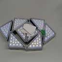 VOLISUN Outdoor Stair Lights 8 Pack, Solar Step Lights Waterproof IP67,80 Lumen, Led Step Lights Outdoor for Garden Backyard Stair, Staircase, Front Step, Front Porch and Deck(Warm White)